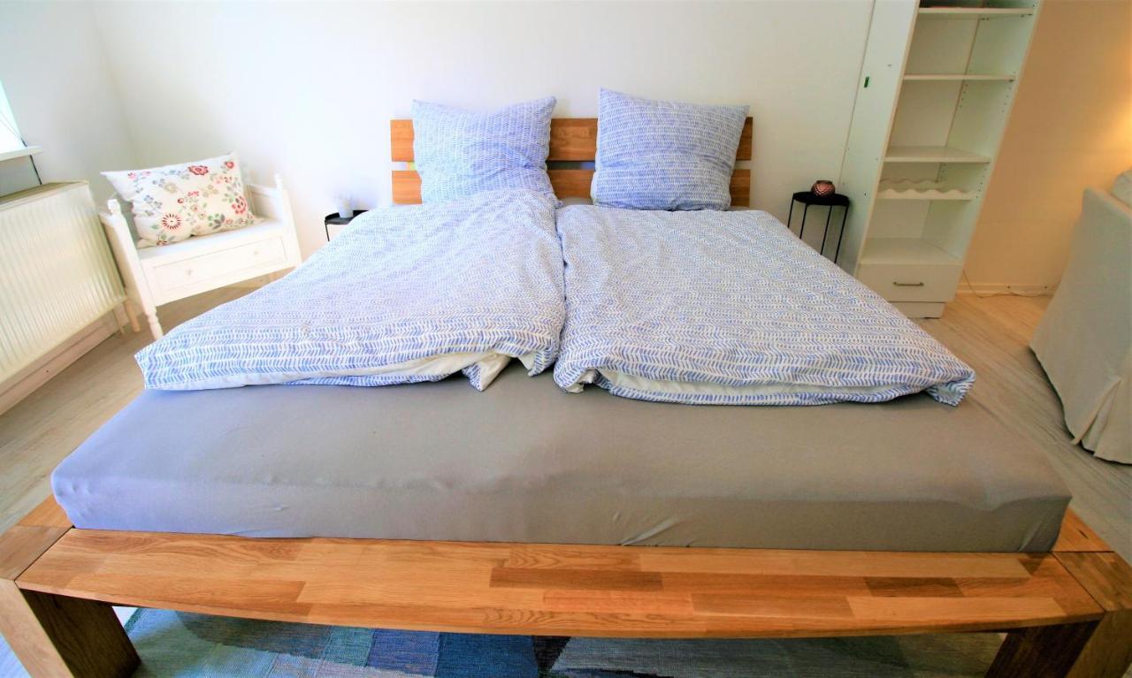 Zentrale Ferienwohnung „Treibholz“ Im Sonnenblumenhaus Flensburg Buitenkant foto